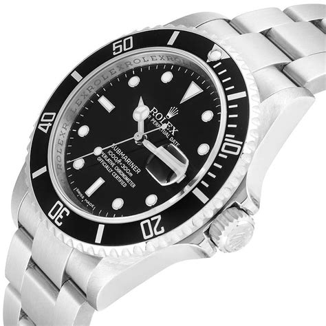 rolex submariner 40 stainless steel automatic mens watch 16610 unworn|Rolex Submariner date 16610 price.